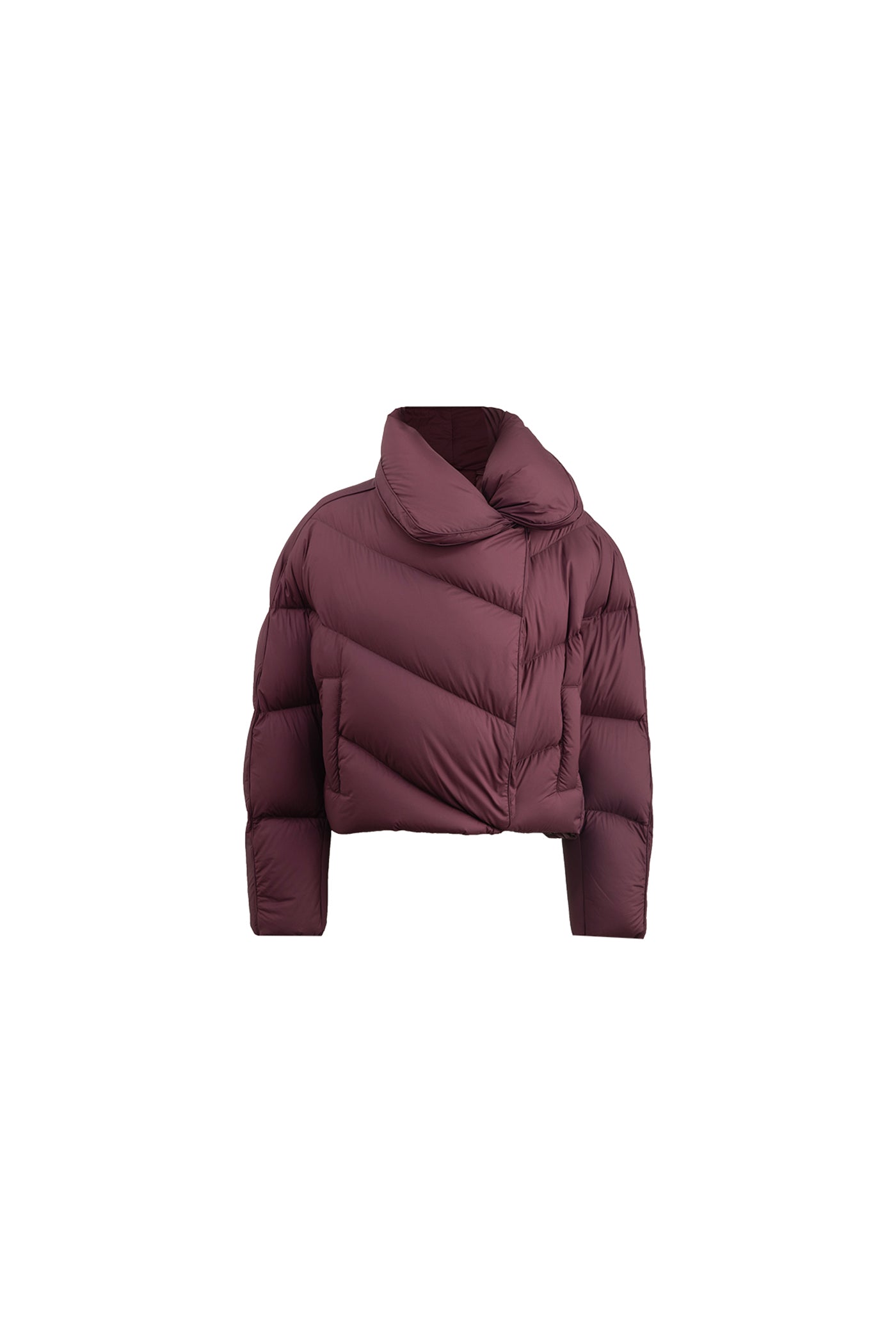KAMILAN Women's Short White Goose Down Jacket – 2025 Winter Collection