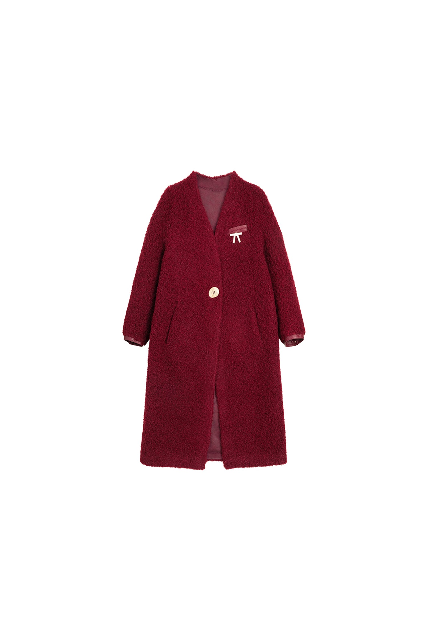 KAMILAN Women's Oversized Fur Coat – 2025 Winter Fashion Mid-Length Warm Overcoat, Below the Knee