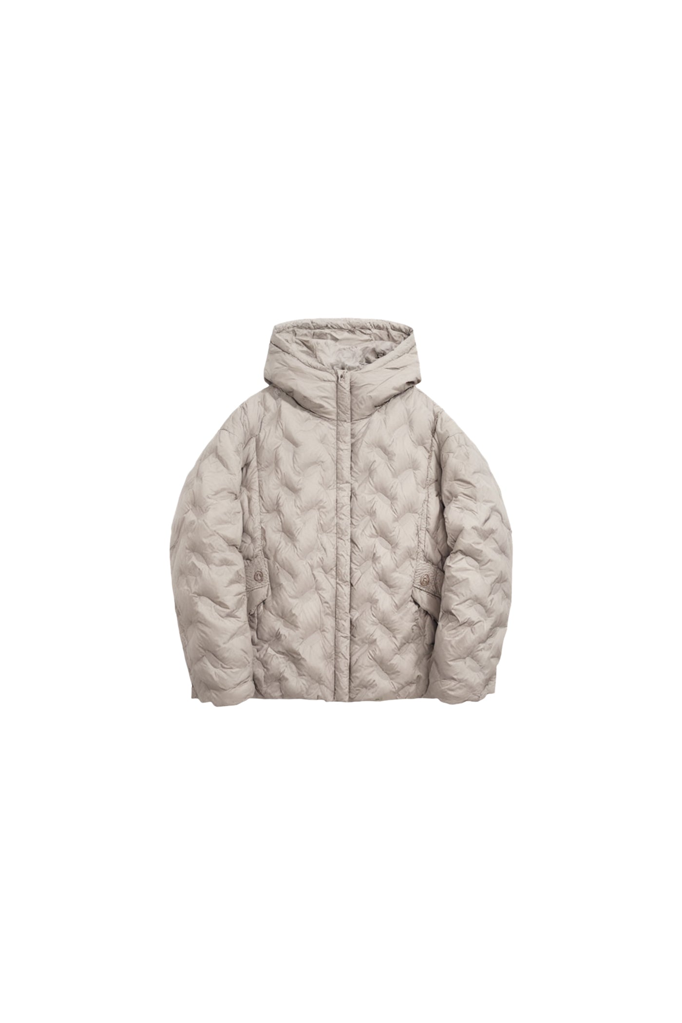 KAMILAN Women's Short Down Jacket – 2025 Winter New Fashion Casual White Duck Down Hooded Coat