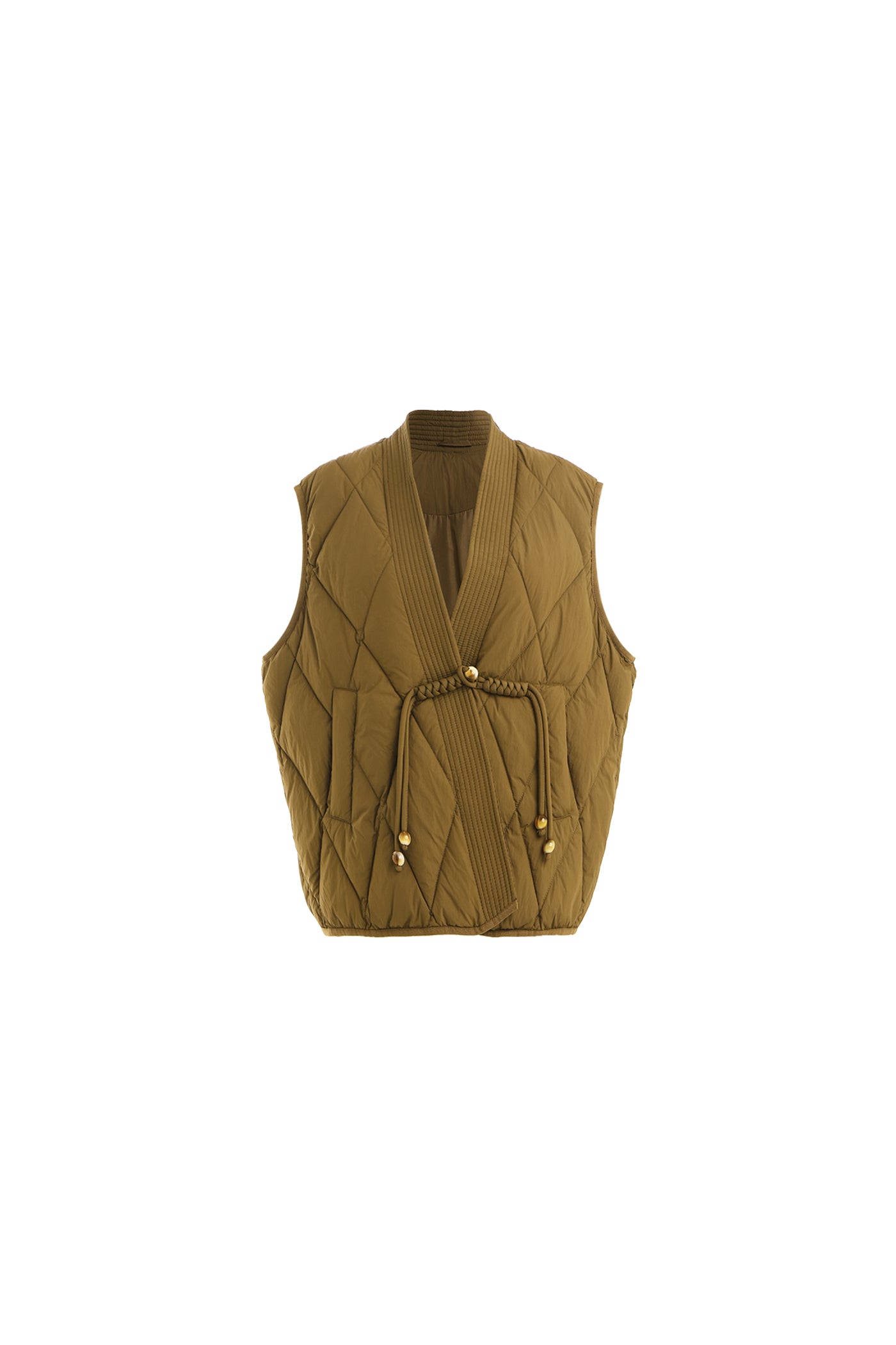 KAMILAN Women's White Duck Down Vest – 2025 Winter Collection, Short Lightweight Puffer Jacket