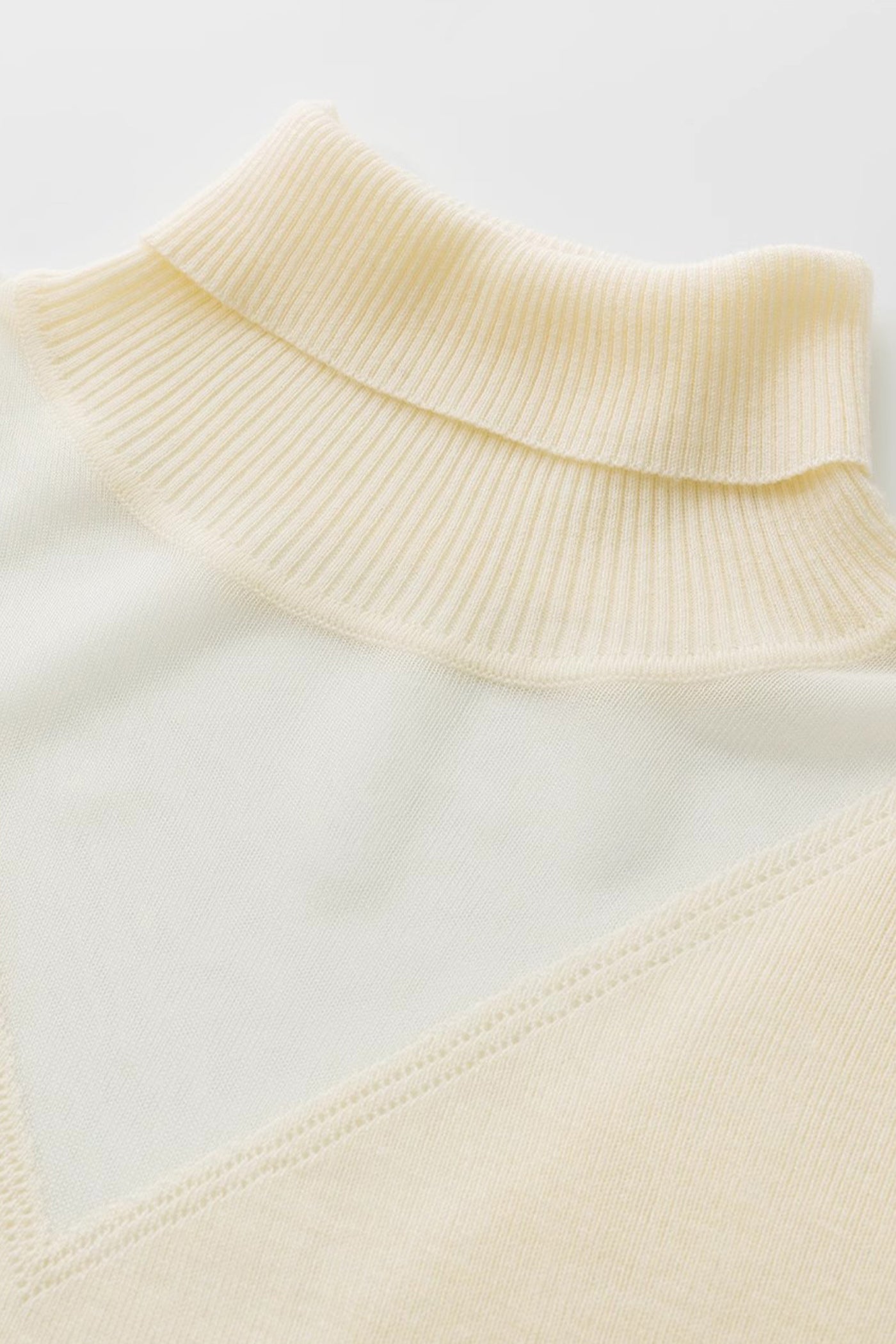 KAMILAN Women's French High-Neck Knit Sweater – 2025 Autumn New Long Sleeve Wool Pullover Base Layer Top