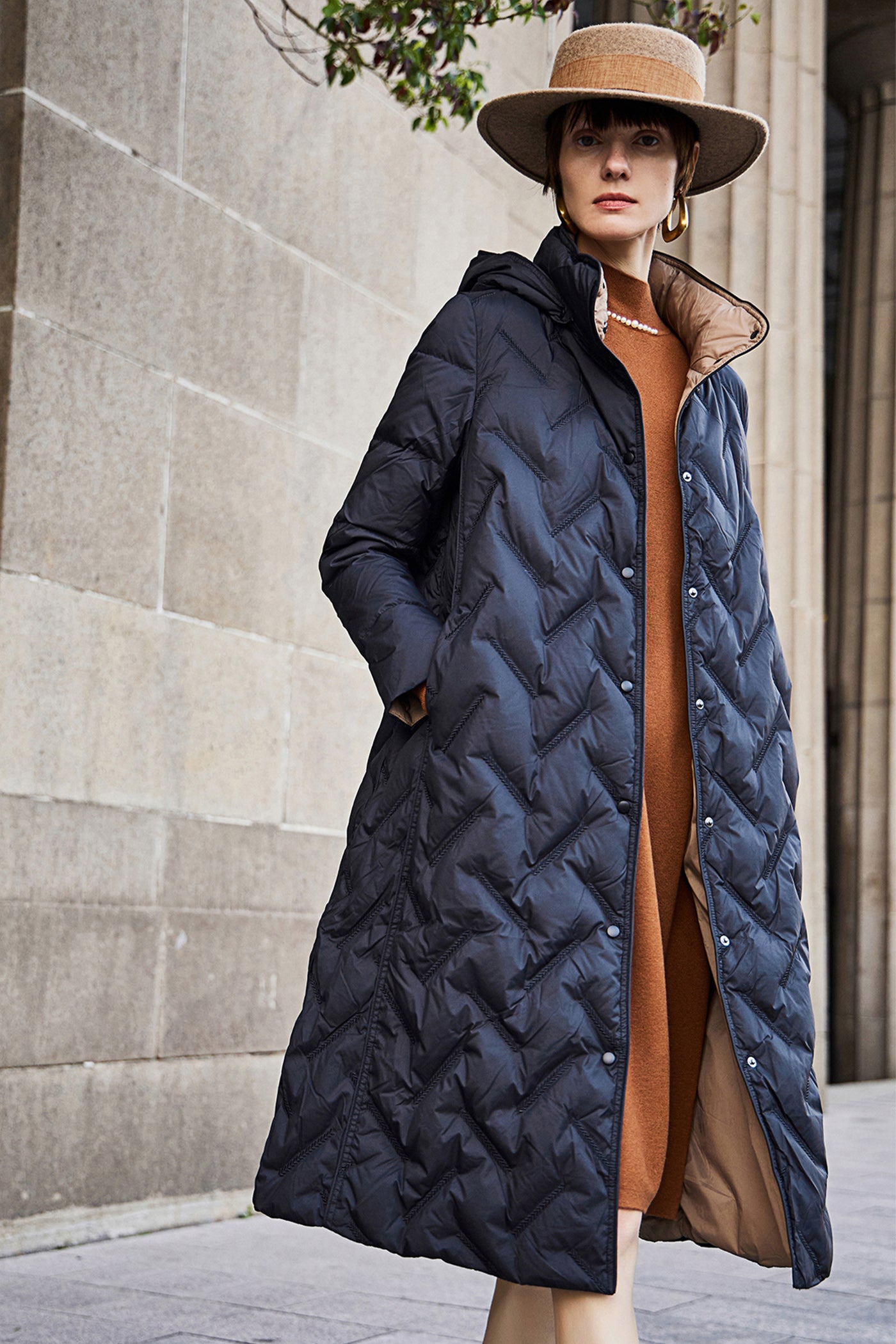 KAMILAN Premium Down Coat  Autumn/Winter Collection Stylish and Elegant Warm Puffer Jacket