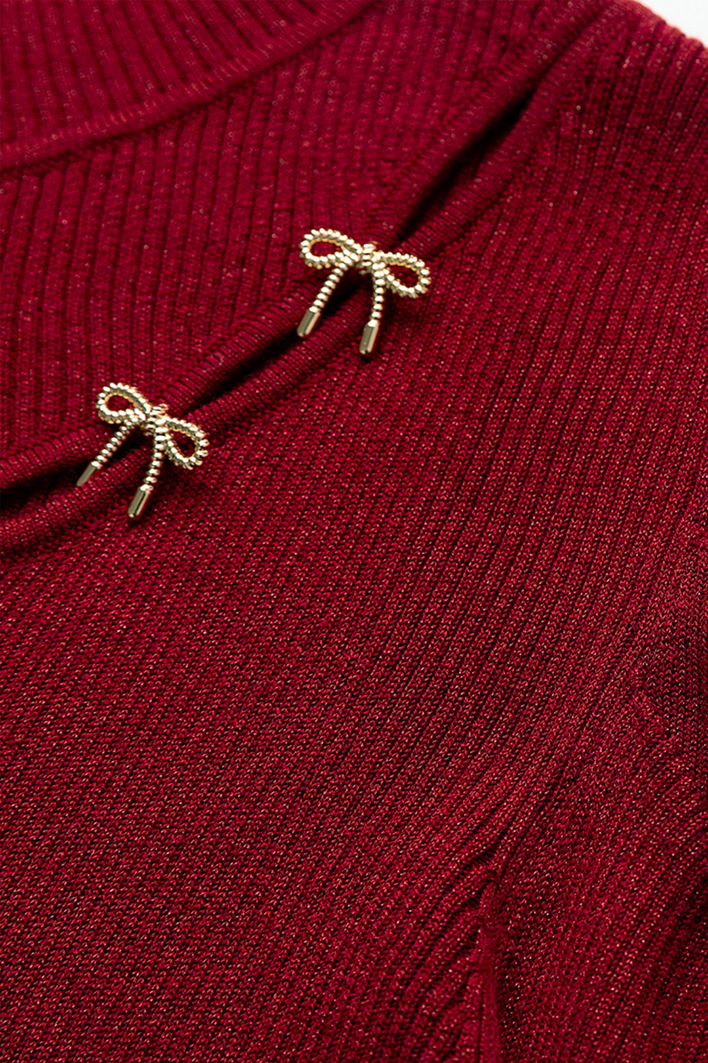 KAMILAN French-Style Puff Sleeve Wool Sweater for Women | 2025 Fall New Short Pullover Knit Top