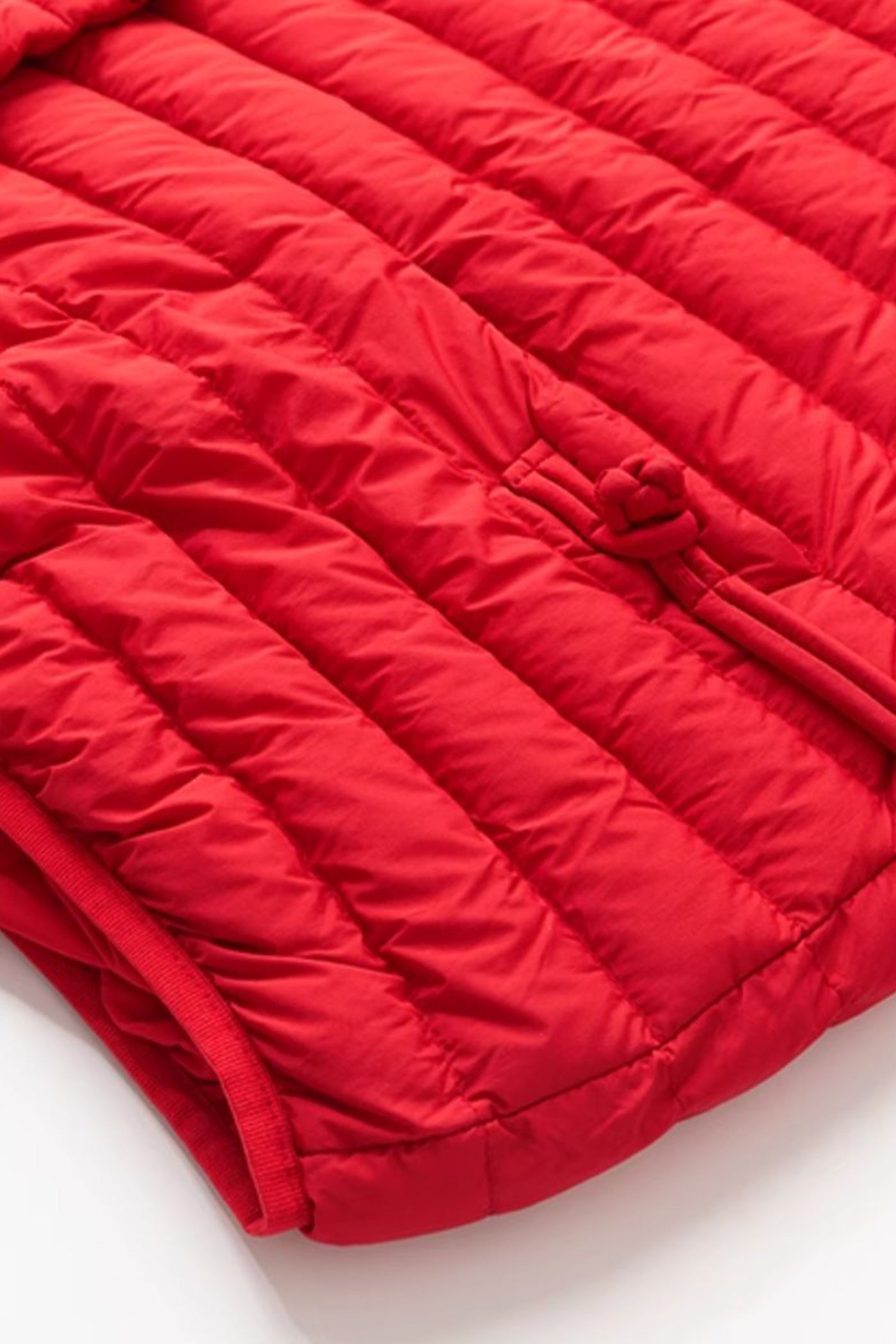 KAMILAN Women's Short Red Down Jacket – 2025 Winter New Warm Puffer Coat