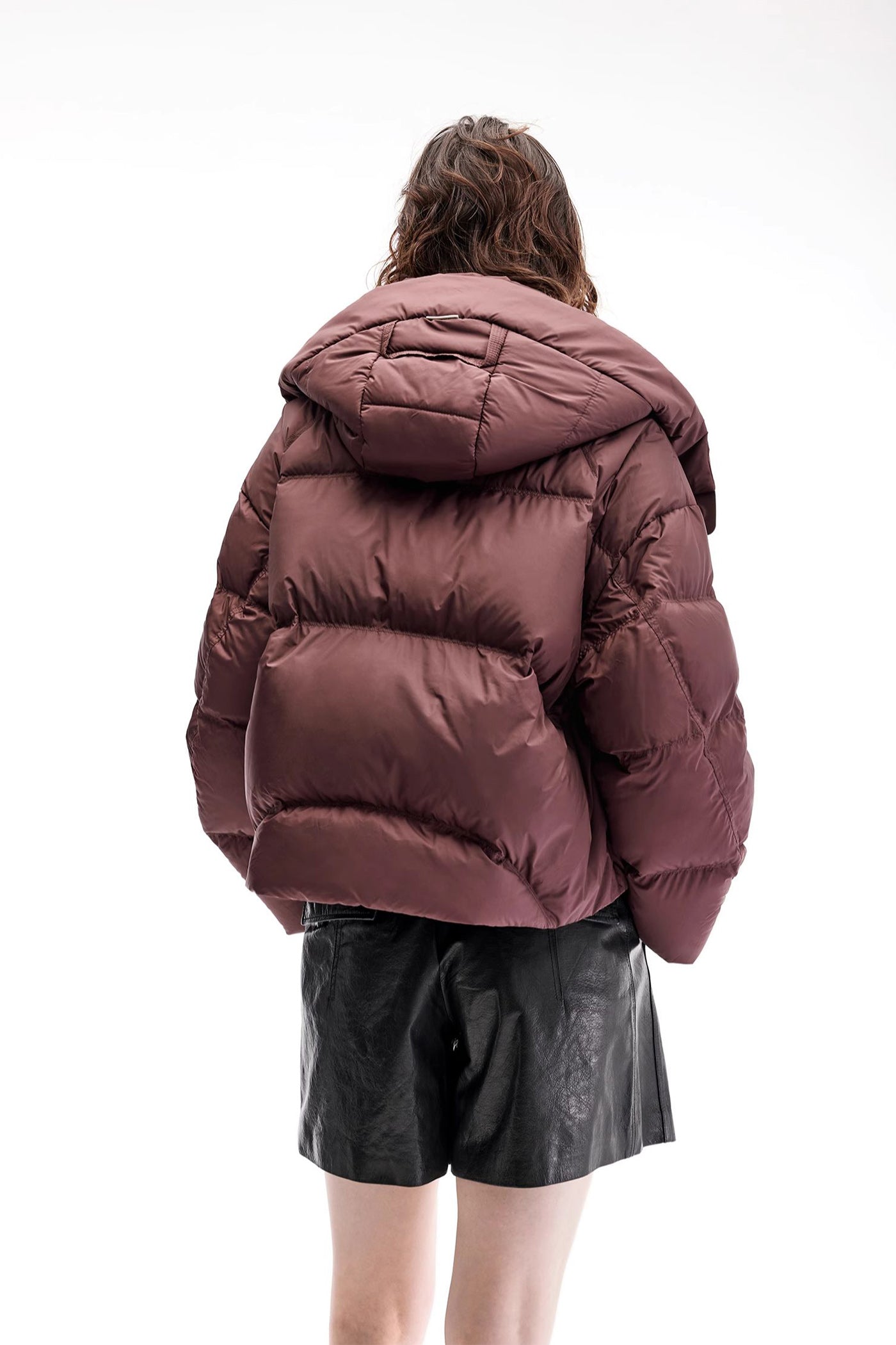 KAMILAN Outdoor Hiking Climbing Down Jacket Women's Short Style