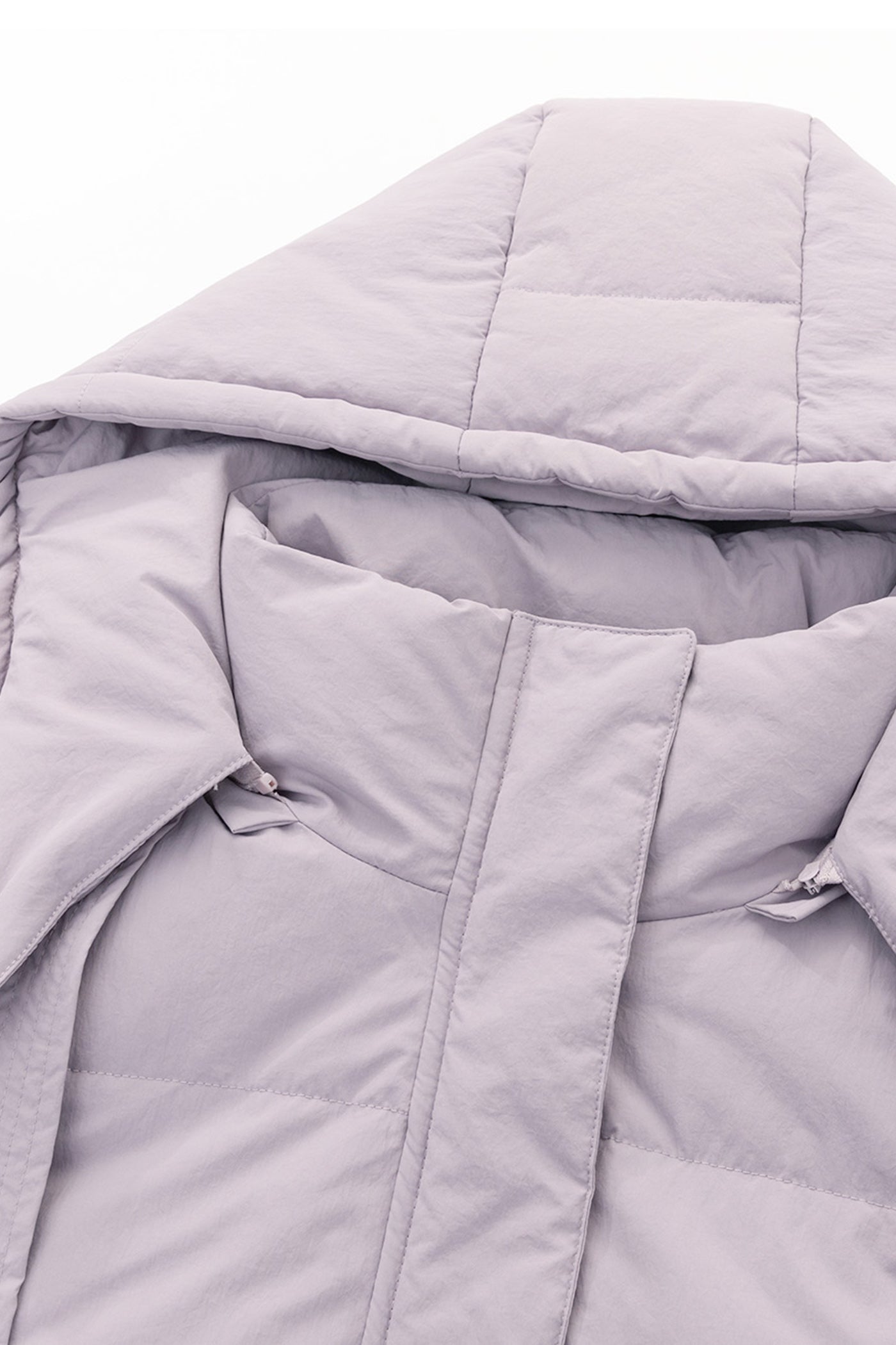 KAMILAN Women's White Duck Down Coat – 2025 Winter Fashion Mid-Length Hooded Puffer Jacket