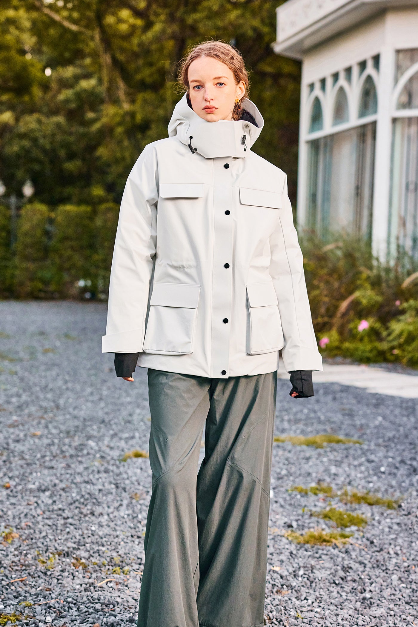KAMILAN 3-in-1 Outdoor Jacket for Women | 2025 Winter White Duck Down Parka with Detachable Hood