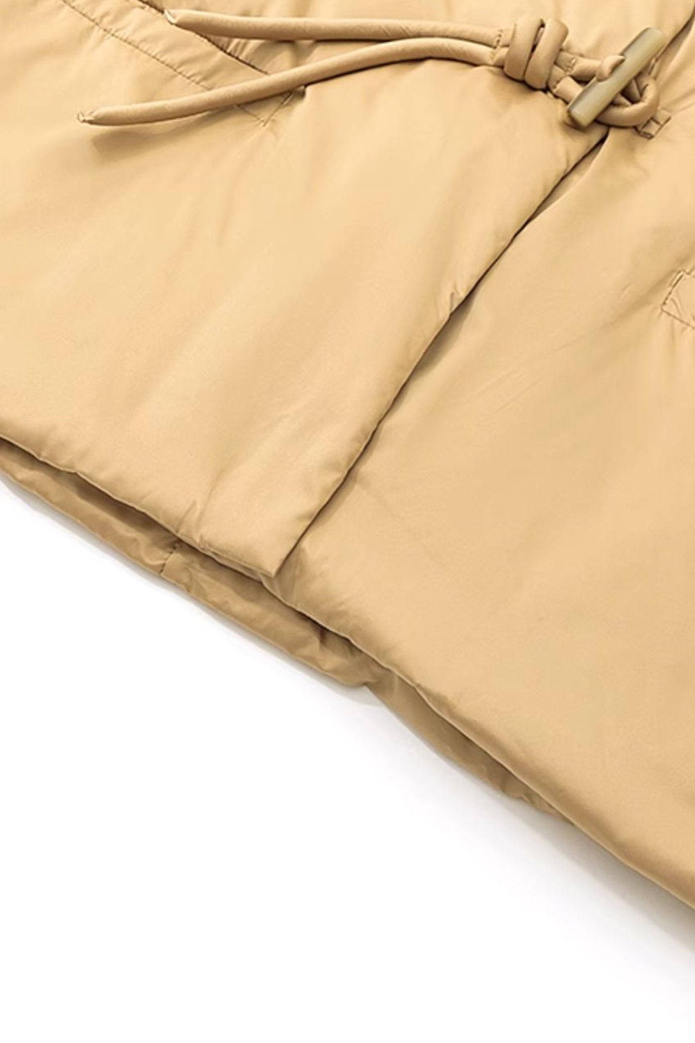 KAMILAN Women's White Goose Down Coat – 2025 Winter New Arrival
