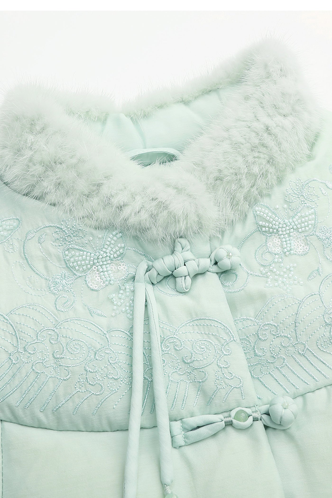 KAMILAN New Chinese Mink Fur Spliced Down Jacket For Winter