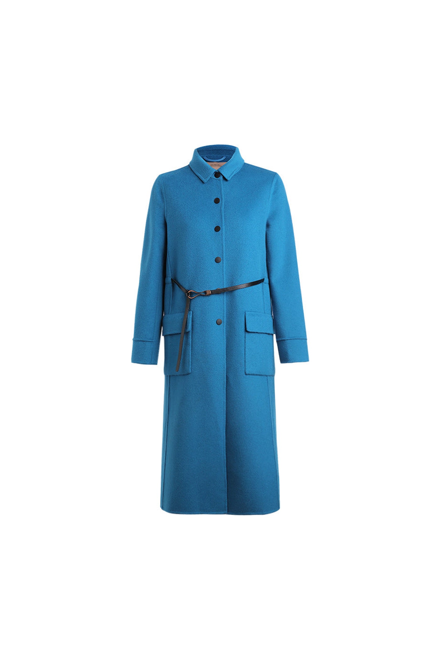 KAMILAN Women's Double-Faced Wool Coat – 2025 Autumn New Mid-Length Oversized Silhouette Trendy Outerwear