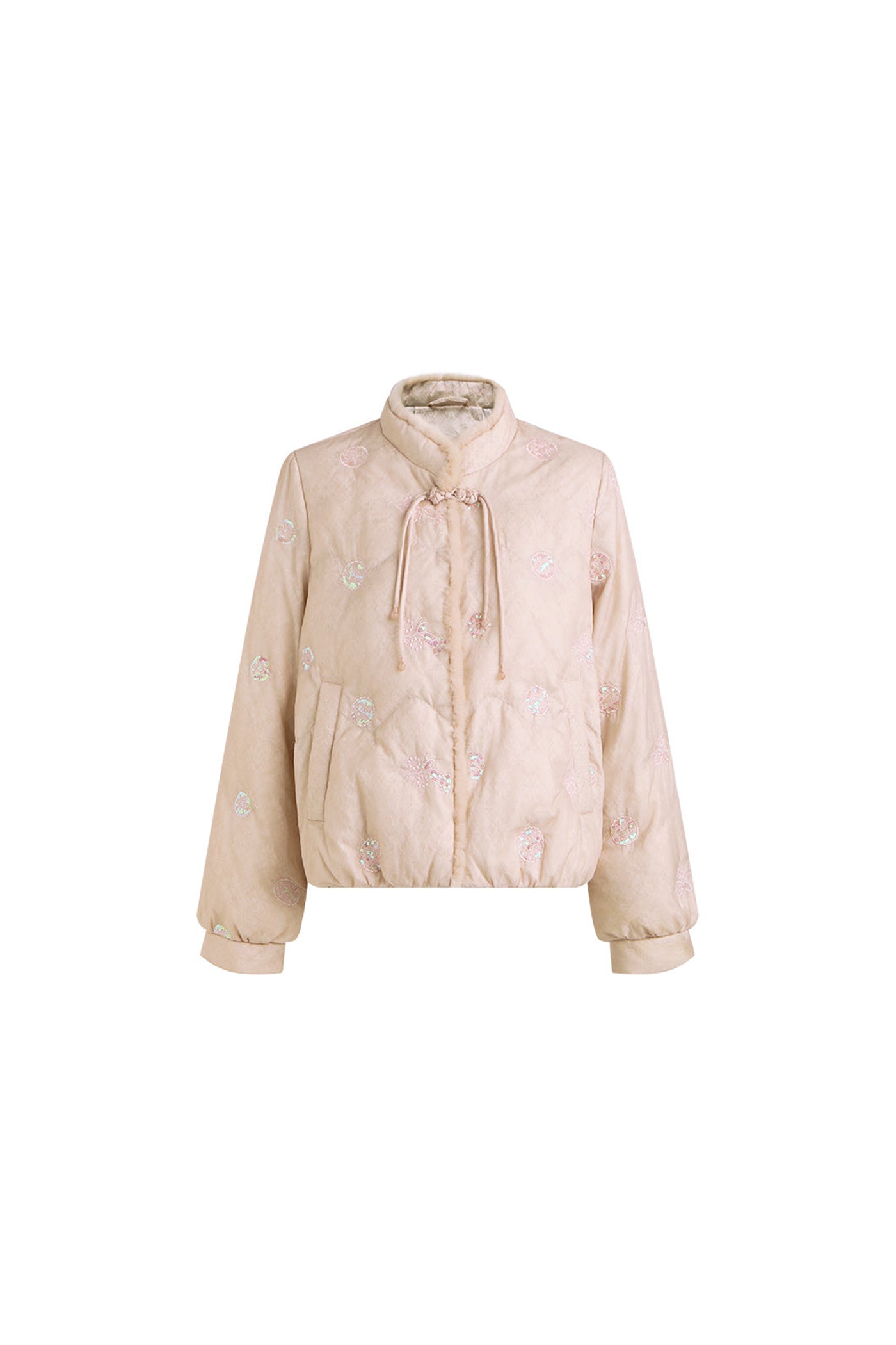 KAMILAN New Chinese Embroidered Down Jacket for Women in Winter