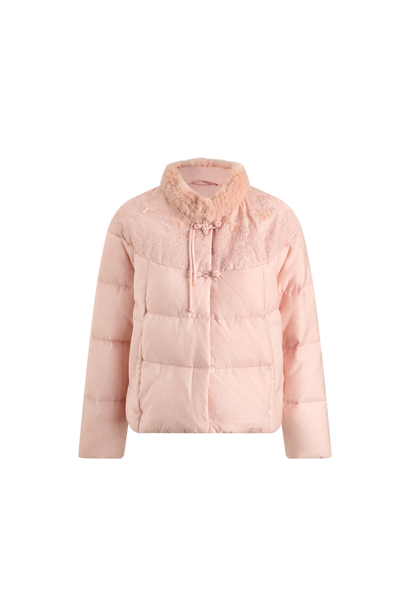 KAMILAN New Chinese Mink Fur Spliced Down Jacket For Winter