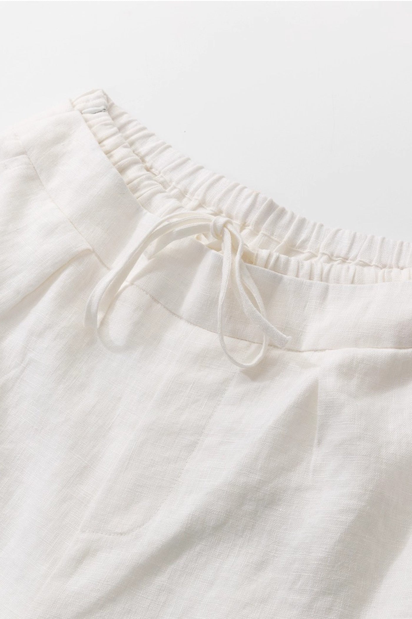 KAMILAN Wide-Leg Linen Trousers
