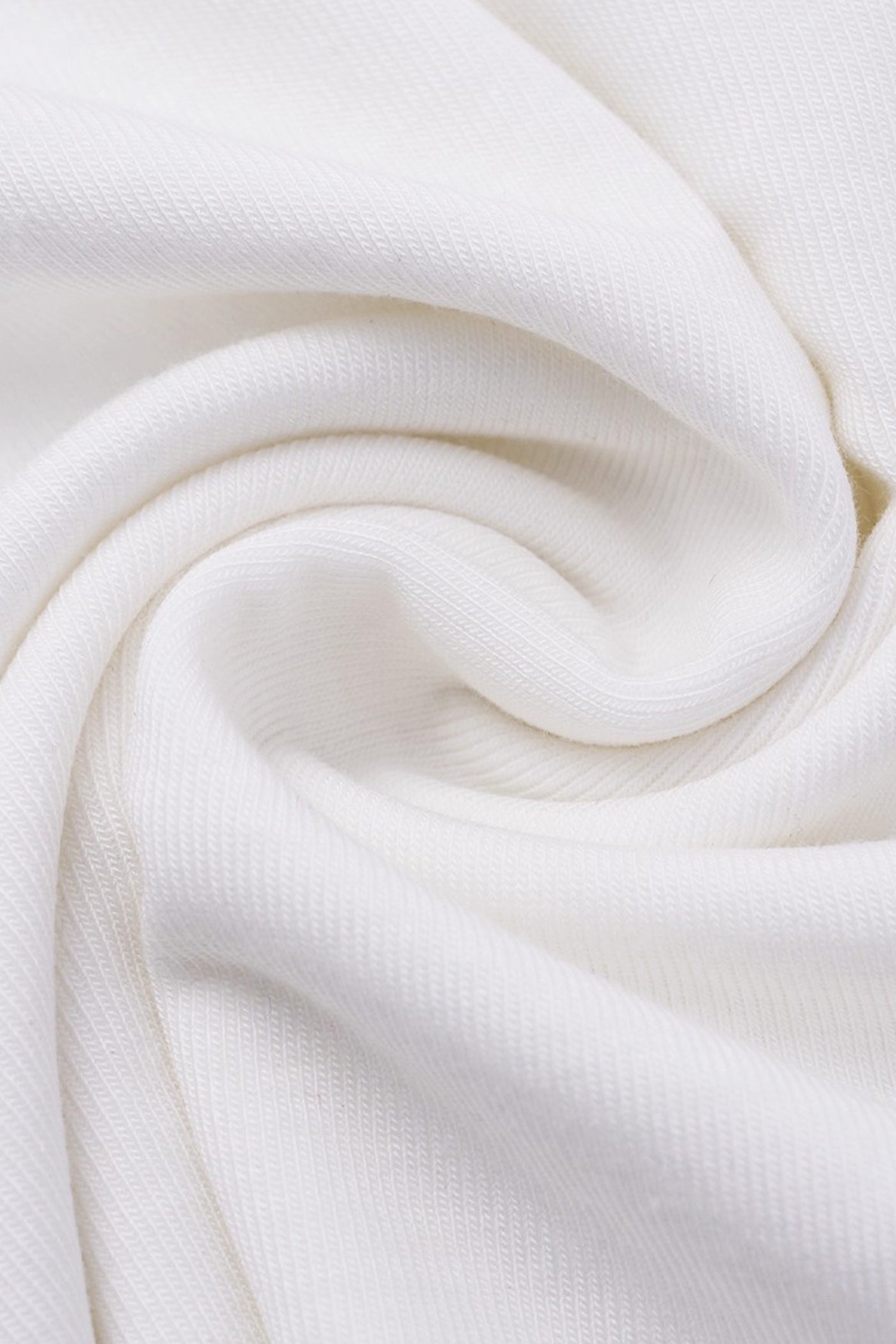 KAMILAN Ivory White Tee with Embroidered Pocket Detail