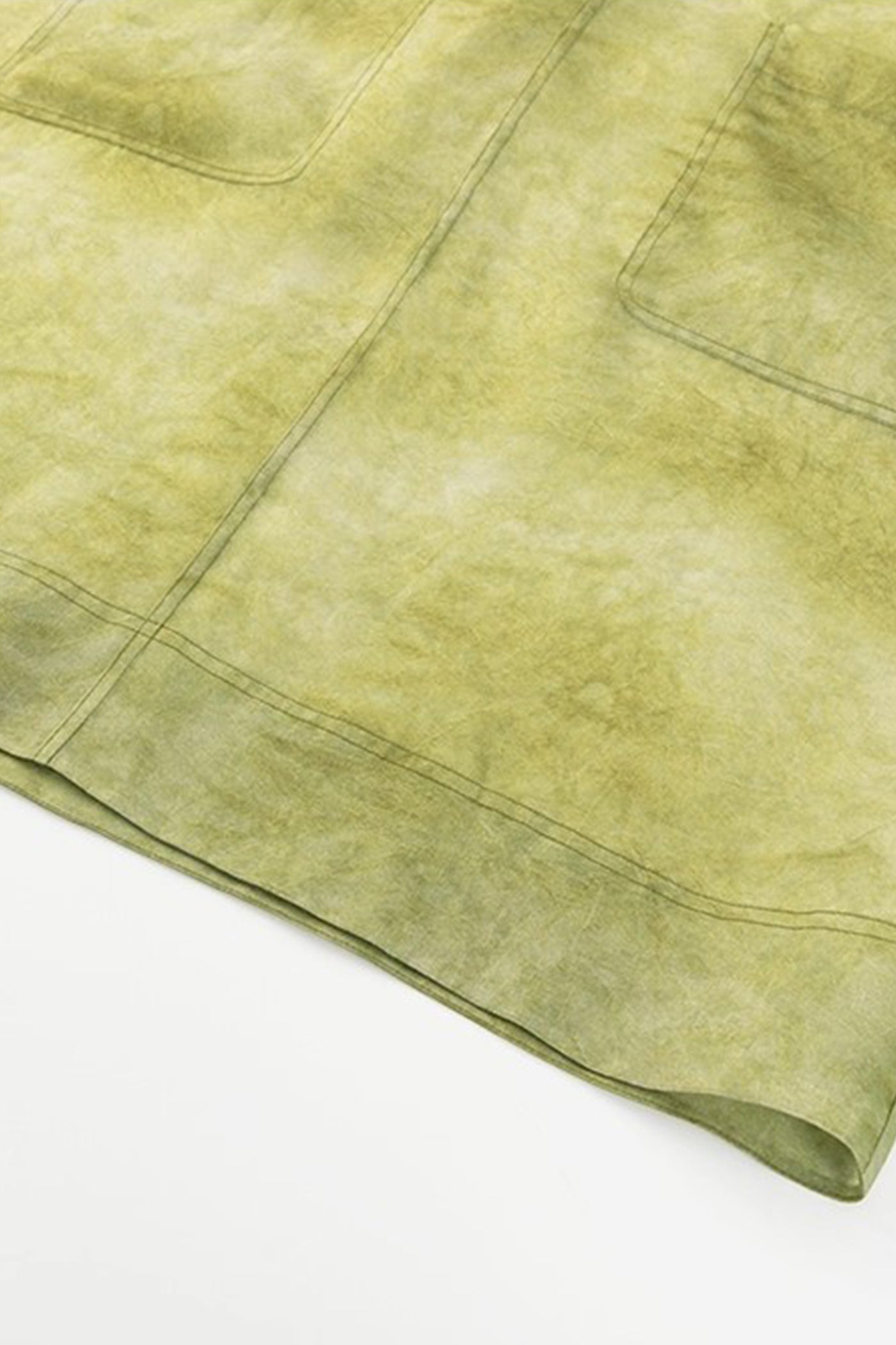 KAMILAN Multi-Pocket Mist-Dyed Mulberry Silk Dress