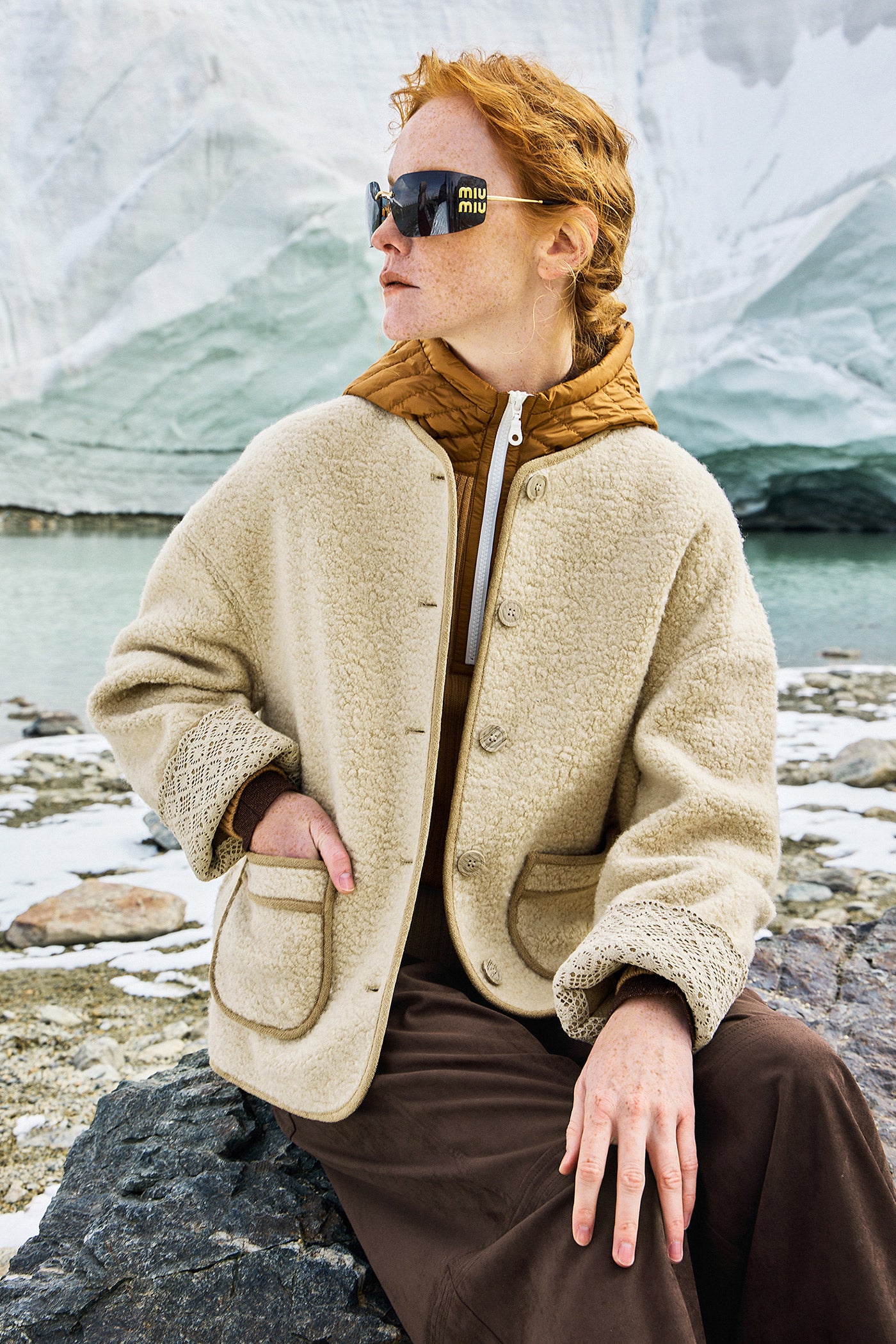 KAMILAN Women's French-Inspired Short Shearling Coat – 2025 Autumn Collection, Warm Sheep Wool Jacket