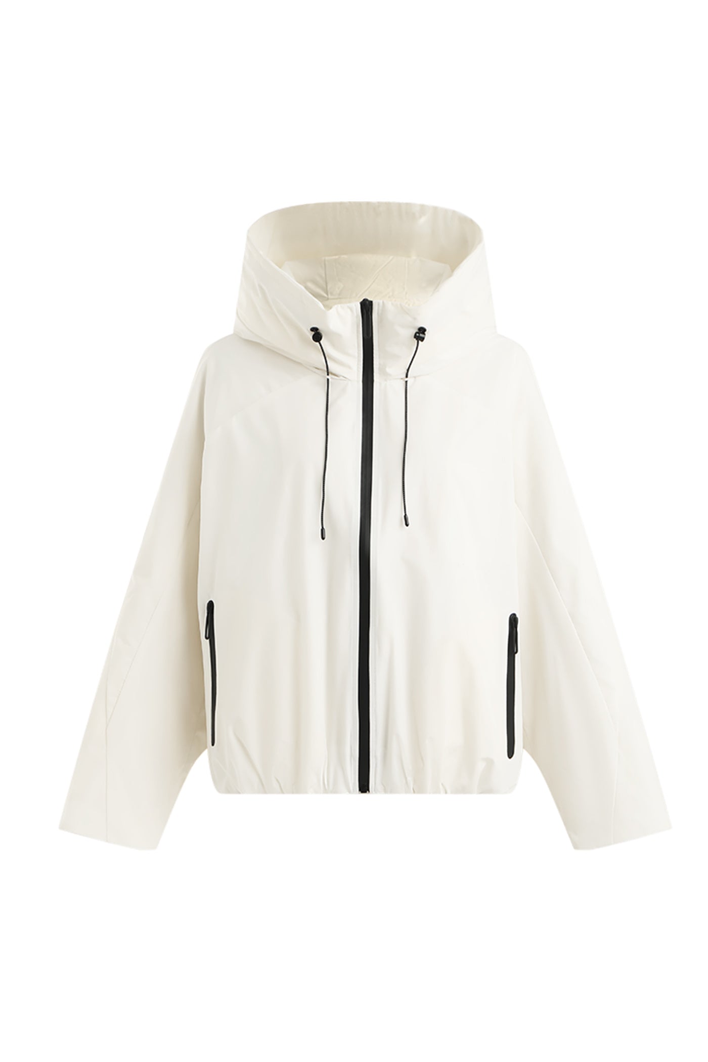 KAMILAN Women's Short Goose Down Jacket 2025 Winter Hooded Puffer Coat with White Goose Down