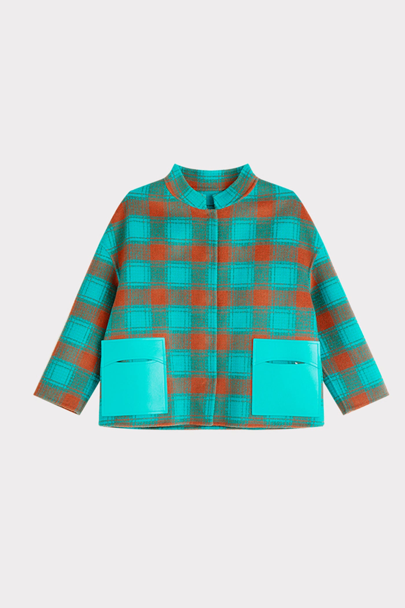 Plaid Wool Coat Women's Autumn New Short Wool Double-faced Coat Coat