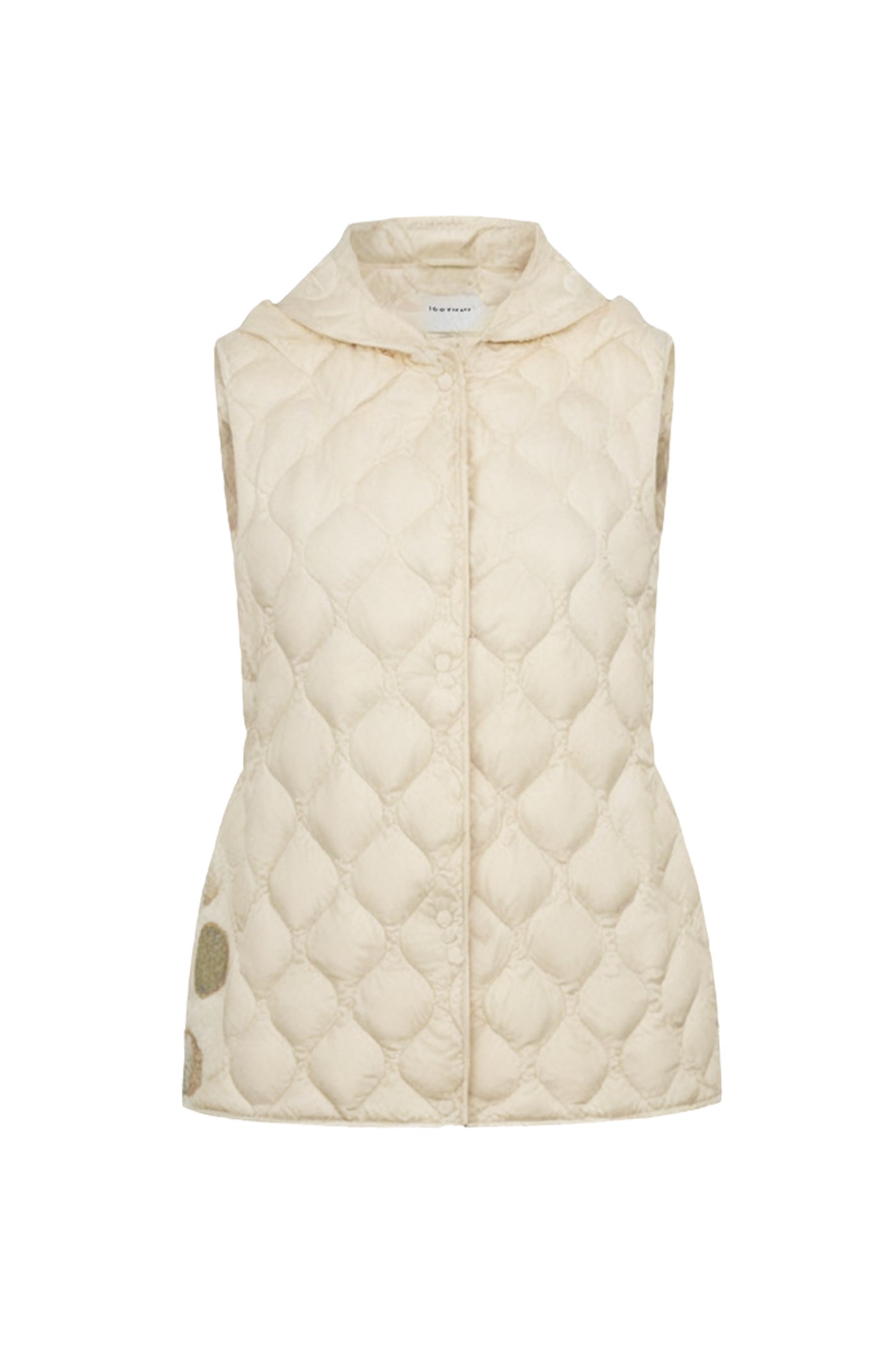 KAMILAN light short down jacket vest female winter new white duck down vest coat hooded.