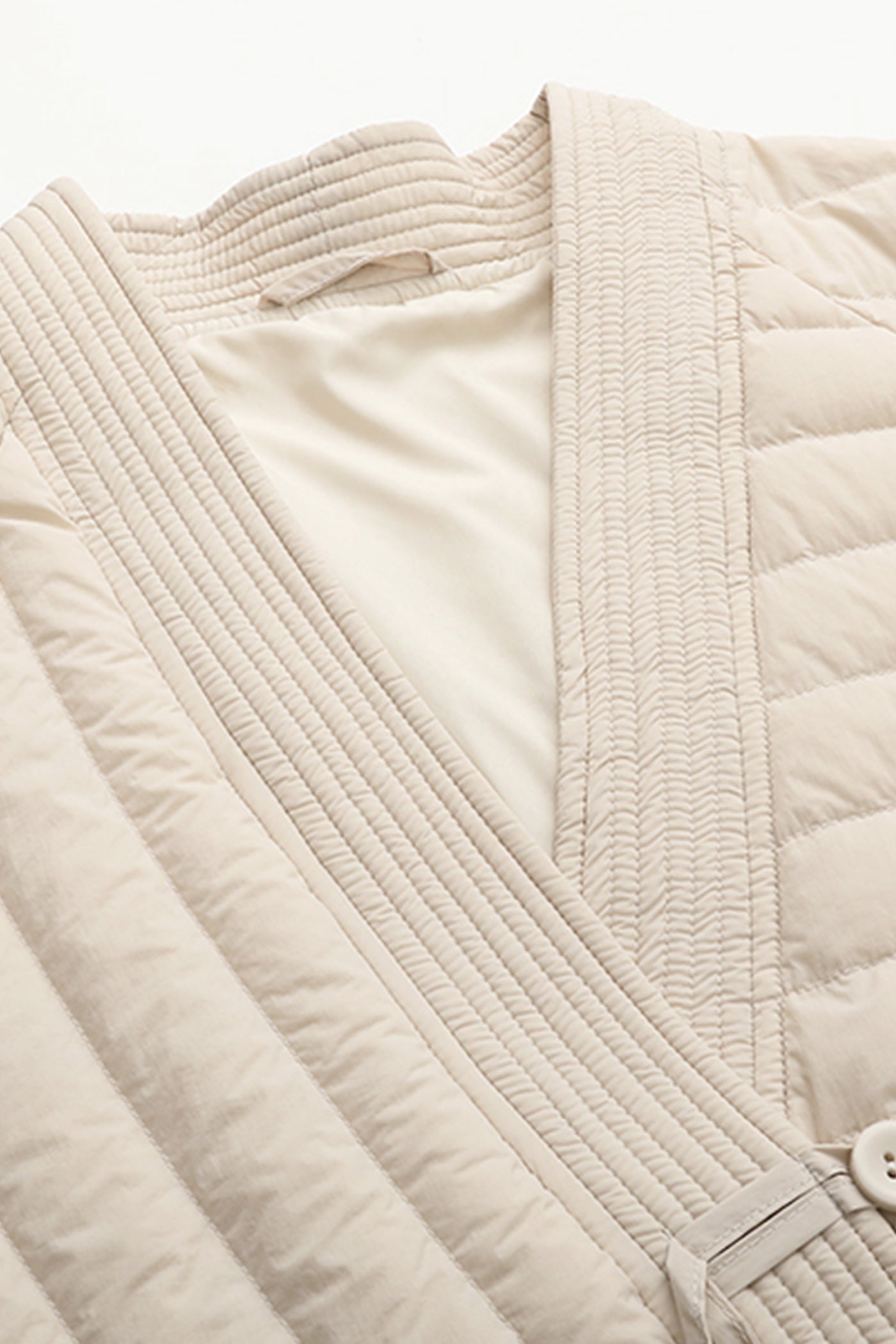 KAMILAN Women's Short Down Jacket – 2025 Winter Collection, Loose Fit White Duck Down Puffer Coat